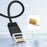 CABLECREATION CL0045 1m Pure Copper Cat6a Network Cable 10Gbps Thin Cord Computer Router RJ45 Ethernet Cable - Straight - 7