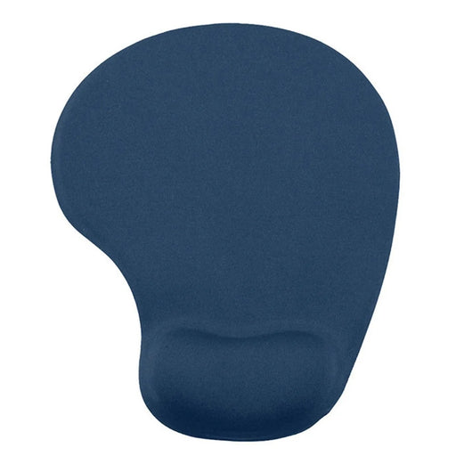 Ergonomic Memory Foam Wrist Support Mouse Pad Non-Slip Wrist Pain Relief Mousepad - Dark Blue - 1