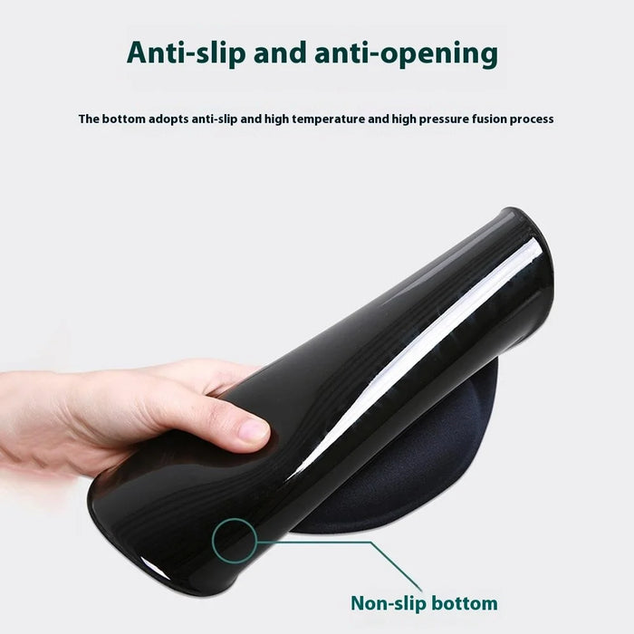 Ergonomic Memory Foam Wrist Support Mouse Pad Non-Slip Wrist Pain Relief Mousepad - Dark Blue - 3