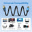 20m Cat 8 Ethernet Cable High Speed 40Gbps 2000MHz RJ45 Network Cord for Router Gaming Console - Gold - 3