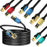 20m CAT8 Ethernet Cable Home Office 40Gbps 2000MHz High Speed Network Cable - Red - 6