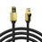 1.5m CAT8 Ethernet Cable Home Office 40Gbps 2000MHz High Speed Network Cable - Gold - 1