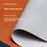 Double-Sided Leather Desk Pad 40 x 90cm Waterproof Mouse Pad for Office / Home with Leather Strap - Grey - 3