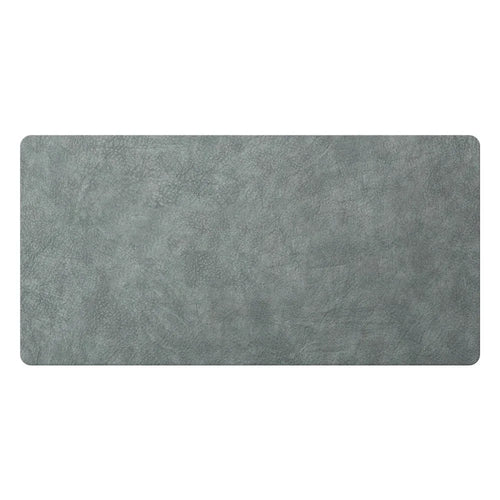 40 x 80cm Waterproof Leather Mouse Pad Double-Sided Desk Mat for Home / Office - Space Grey / Dark Grey - 1
