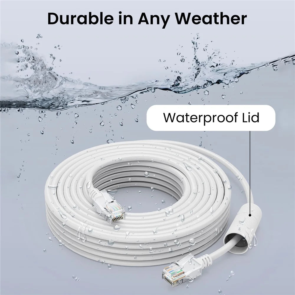 ZOSI Cat5e Ethernet Cable 60FT High Speed Network Cable RJ45 Cord 8 Pin 1000Mbps 155Mhz - 7