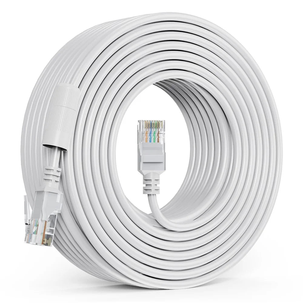 ZOSI Cat5e Ethernet Cable 100 Feet High Speed RJ45 Network Cable for Poe Security Cameras / Switches - 1