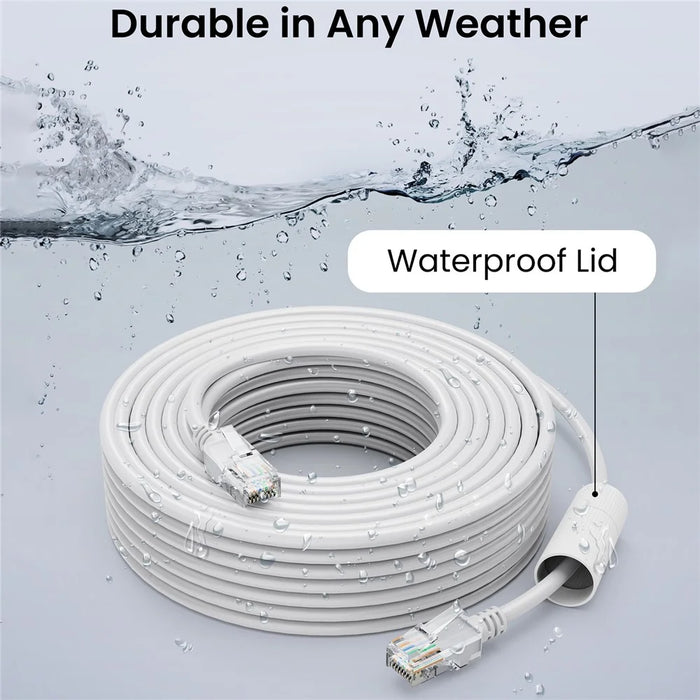 ZOSI Cat5e 150FT Ethernet Cable High Speed Network RJ45 Wire for POE Security Cameras  /  Poe Switches  /  Routers  /  Laptops - 7