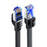 ESSAGER EXCWXY-JH01-P PVC 10m CAT8 Ethernet Flat Cable Home Office 40Gbps 2000MHz Network Cable - 1
