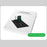 15W Fast Wireless Charging Non Slip PU Leather Mouse Pad with Pen Holder for Home Office - Classic Black - 6