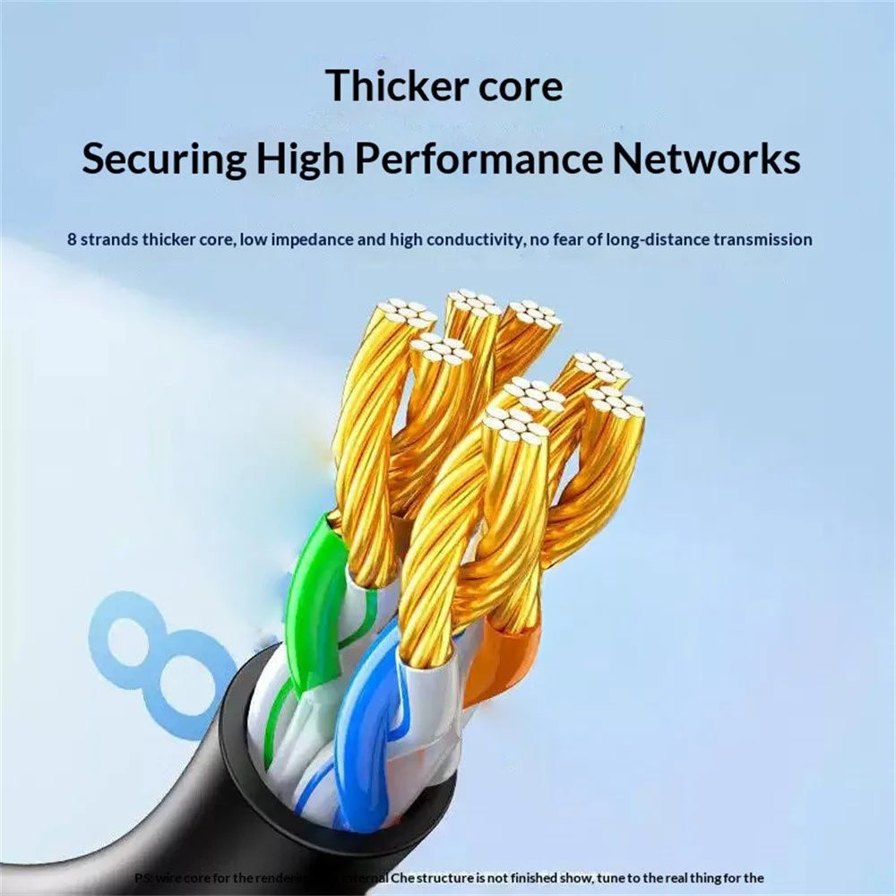 UGREEN NW102 1m Gigabit Ethernet Cable 1000Mbps High Speed RJ45 Network Cable Cord for Router Computer - 7