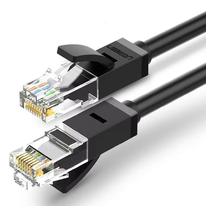 UGREEN NW102 20160 2m Cat6 Ethernet Cable 1000Mbps High Speed RJ45 Network Cable - Black - 1