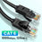UGREEN NW102 20160 2m Cat6 Ethernet Cable 1000Mbps High Speed RJ45 Network Cable - Black - 2