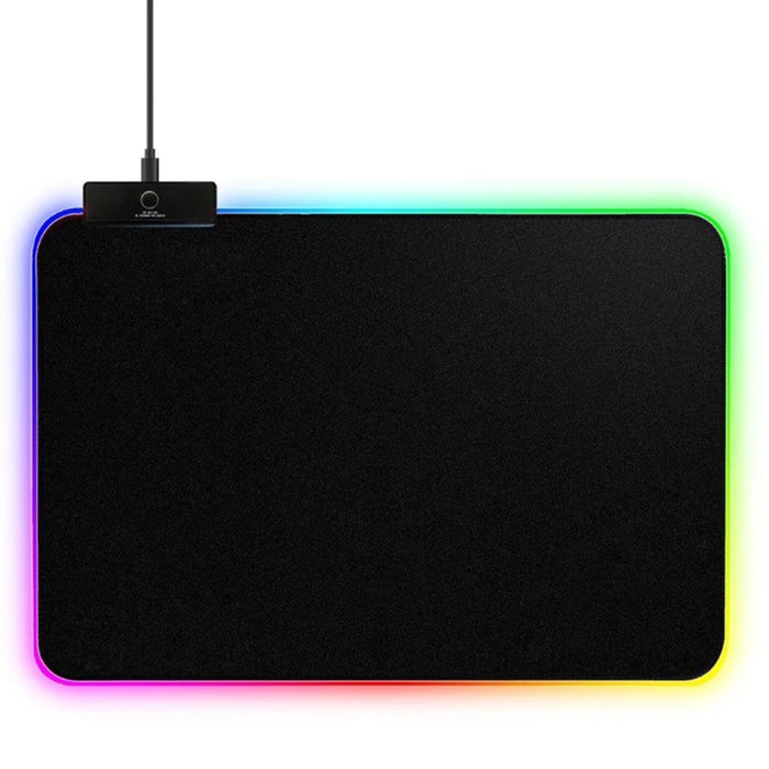 350x250x3mm RGB Gaming Mouse Pad USB Colorful LED Light Cool Mouse Mat - 1