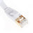 2m CAT-7 10Gbps Flat Ethernet Patch Cable RJ45 LAN Gigabit Network Cord - White - 2