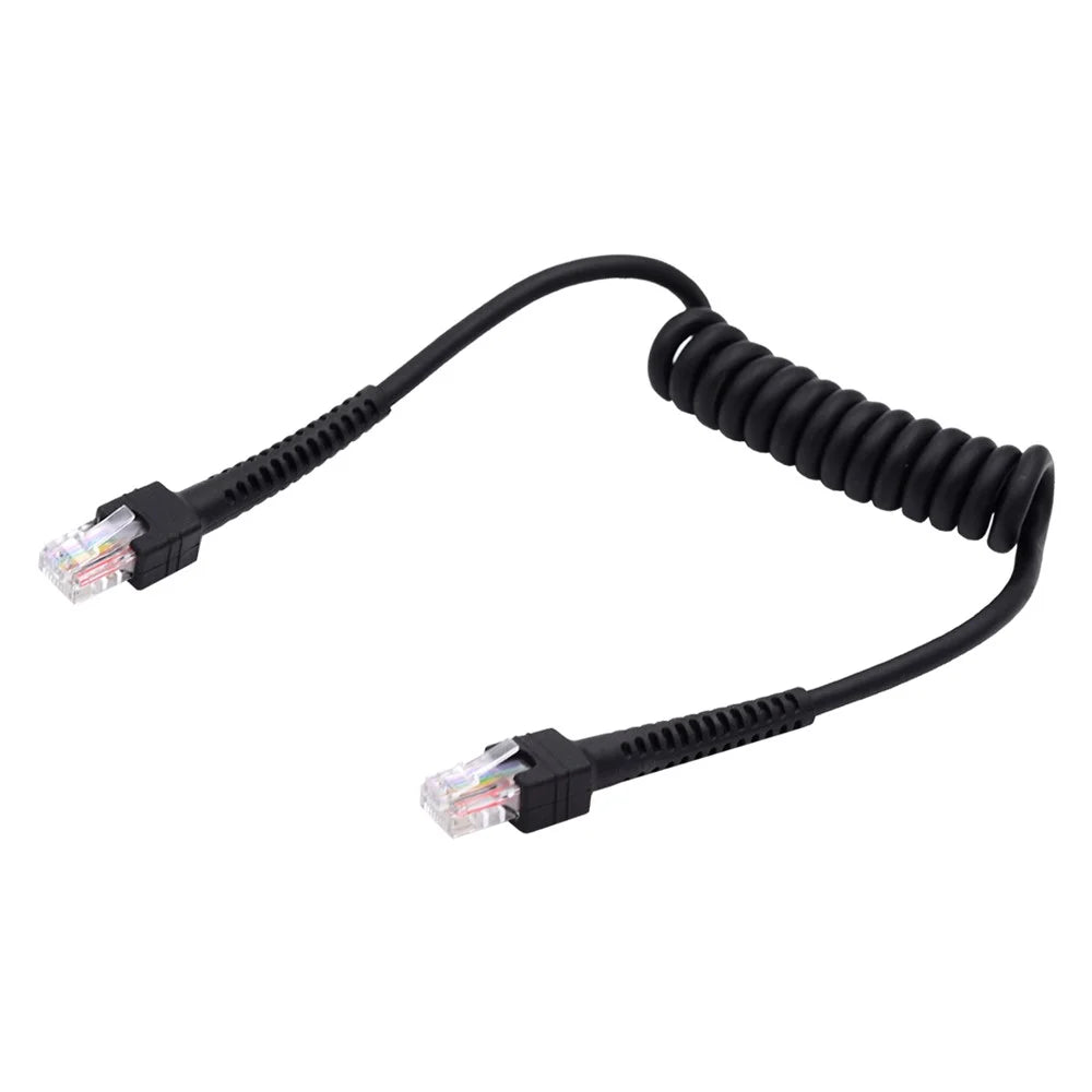 UT-019-1.0M RJ45 Male to Cat6 Male 8P8C UTP Stretch Coiled Cable LAN Ethernet Network Patch Cord 100cm - 2