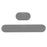 Memory Foam Wrist Rest Pad Anti-slip Wrist Support Pads for Mouse and Keyboard - Grey - 1