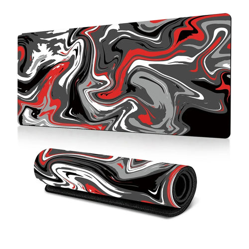 400*900*3mm Abstract Pattern Large Mouse Pad Rubber Desktop Mat - Pattern-1 - 1