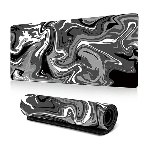 400*900*2mm Abstract Fluid Pattern Large Mouse Pad Rubber Desktop Mat - Pattern-2 - 1