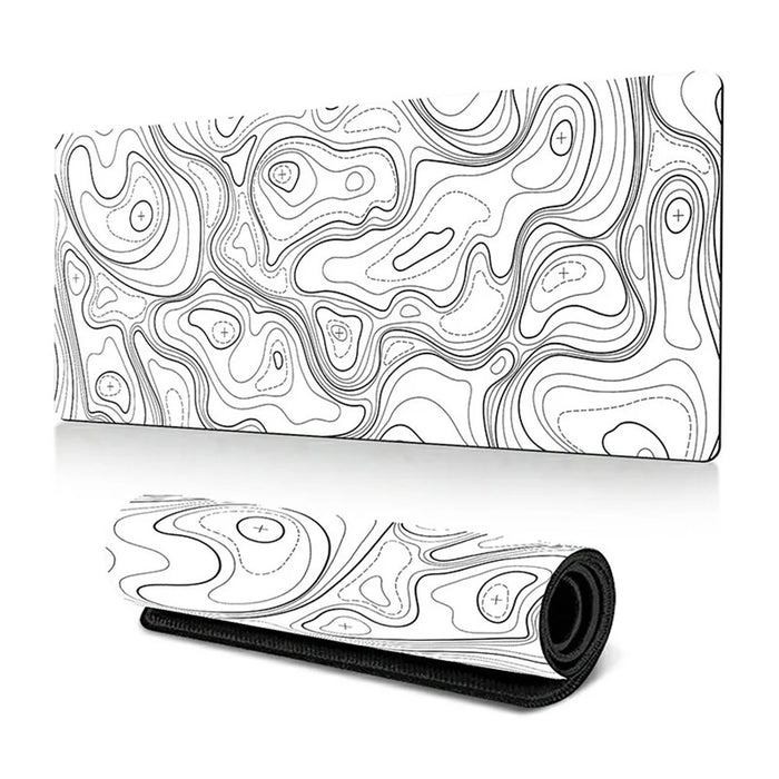 400*900*3mm Large Mouse Pad Thermal Transfer Printing Abstract Pattern Desktop Mat - Line-21 - 1