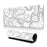 300*700*3mm Large Mouse Pad Abstract Thermal Transfer Printing Anti-skid Desktop Mat - Line-21 - 1