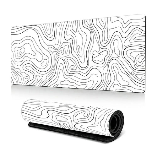 300*700*3mm Large Mouse Pad Abstract Pattern Anti-skid Computer Laptop Desktop Mat - Line-1 - 1