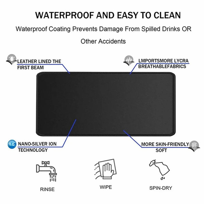 300 x 800 x 2mm Abstract Fluid Design Large Mouse Pad Anti-Slip Rubber Mouse Mat - Style A - 4