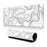 300*800*3mm Thermal Transfer Printing Abstract Pattern Mouse Pad Rubber Desktop Mat - Line-21 - 1