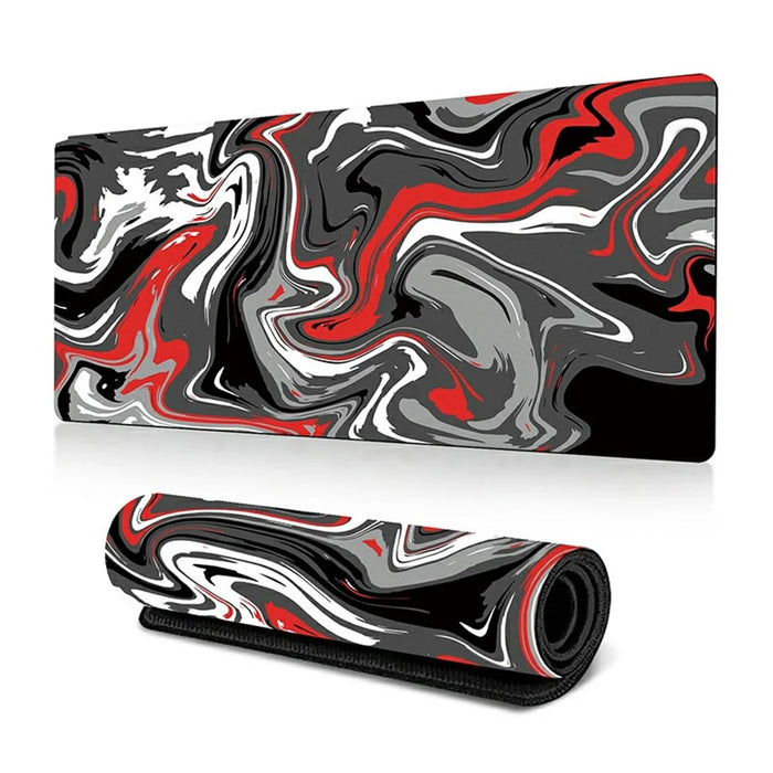 300 x 600 x 2mm Abstract Fluid Pattern Mouse Pad Desk Large Mouse Mat - Style A - 1
