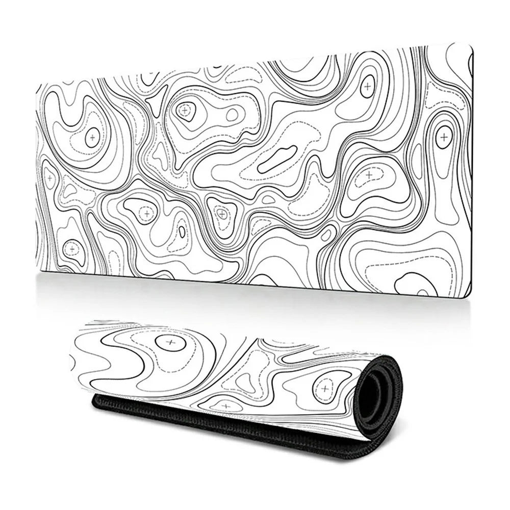 300 x 600 x 2mm Creative Large Mouse Pad Abstract Pattern Desk Mouse Mat - Style A - 1