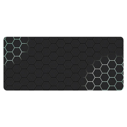 400x1000x3mm Anti-slip Rubber Mouse Pad Stylish Honeycomb Pattern Desktop Mat - Style 1 - 1
