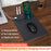 Foldable PU Leather Laptop Mouse Pad 15W Wireless Phone Charger with Pen Holder - 2