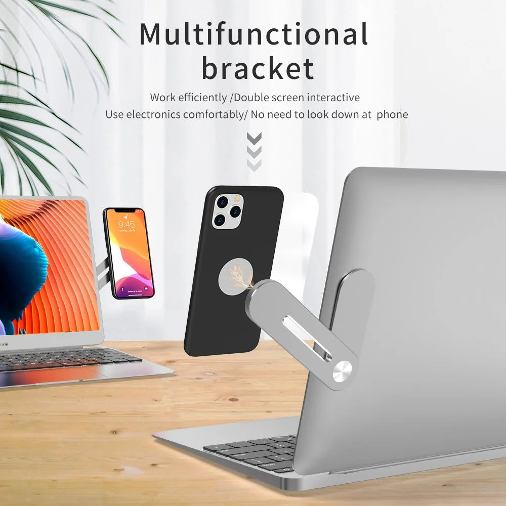 R-JUST Aluminum Alloy Cell Phone Bracket Laptop Expansion Stand - 3