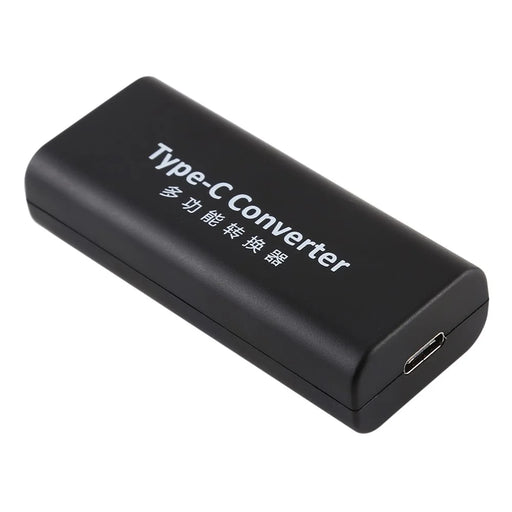 Big Square Female to Type-C Female Converter Adapter with 15cm Type-C Cable - 1