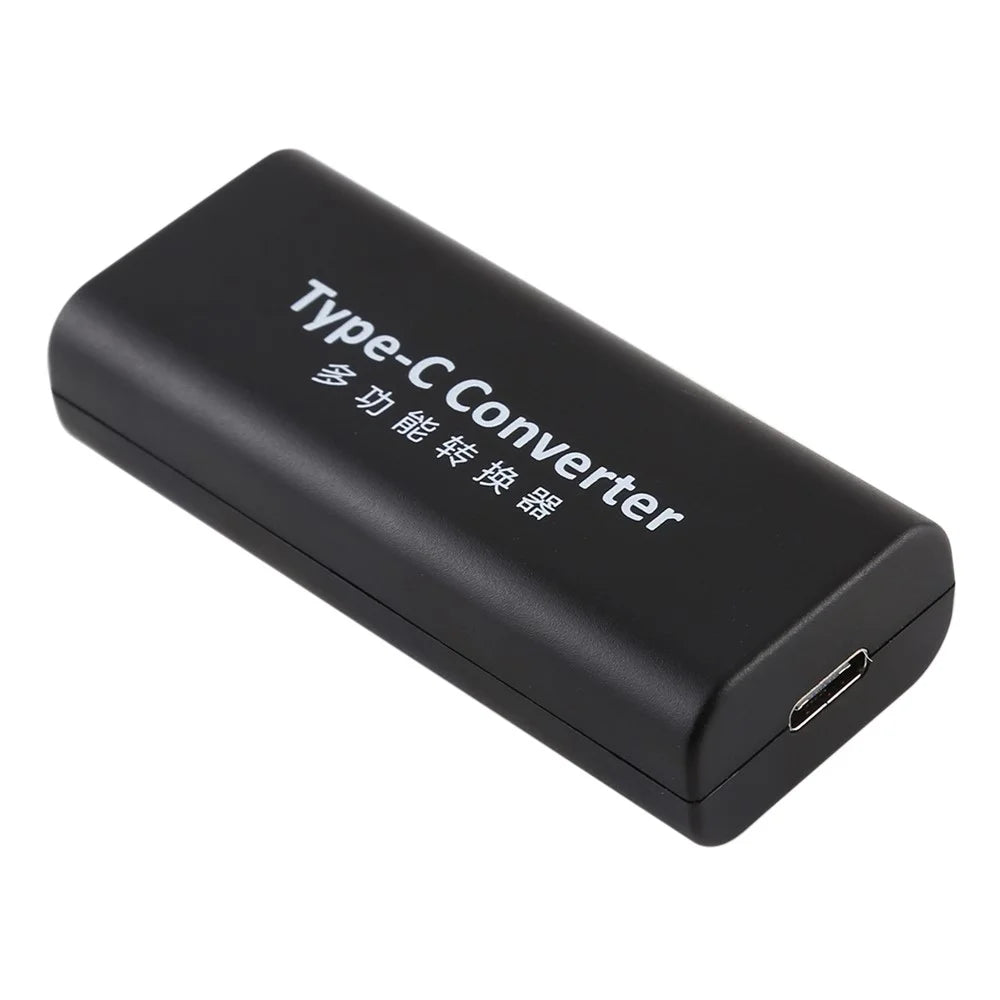7.9x5.5mm Female to Type-C Female Converter + 15cm Type-C Cable - 1