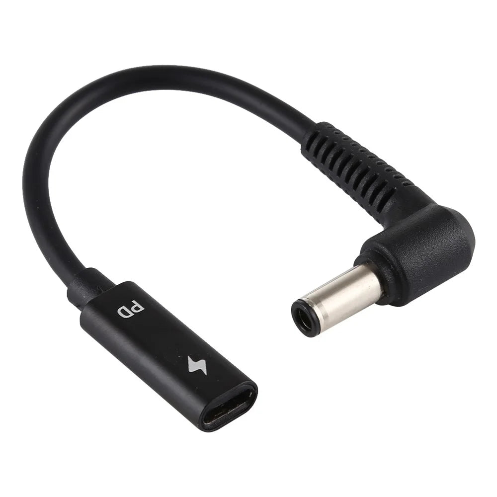DP 6.0 x 0.6mm to Type-C Female Power Charging Cable for Laptop - 2