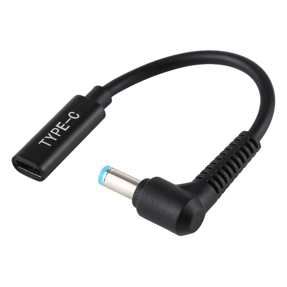 DP 5.5 x 1.7mm to Type-C Female Power Charger Cable for Laptop - 1