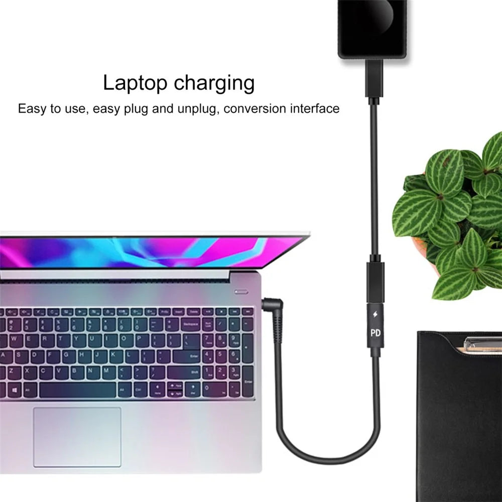 Type-C to 4.5x3.0mm Laptop Power Charger Cable - 4