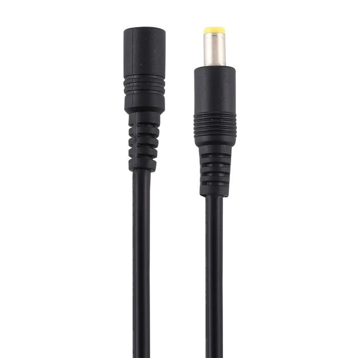 3m 8A DC Power Plug 5.5 x 2.5mm Female To Male Adapter Cable - Black - 1