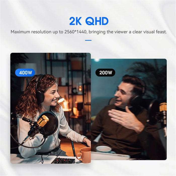 HC201-10 60fps Live Streaming Camera HD Auto Focus 2K Video Recording Camera - 5