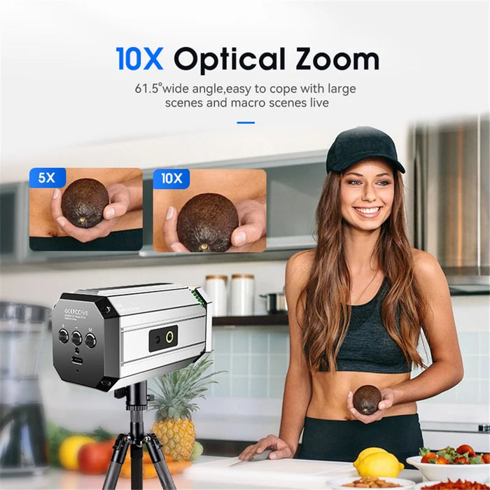 HC201-10 60fps Live Streaming Camera HD Auto Focus 2K Video Recording Camera - 7