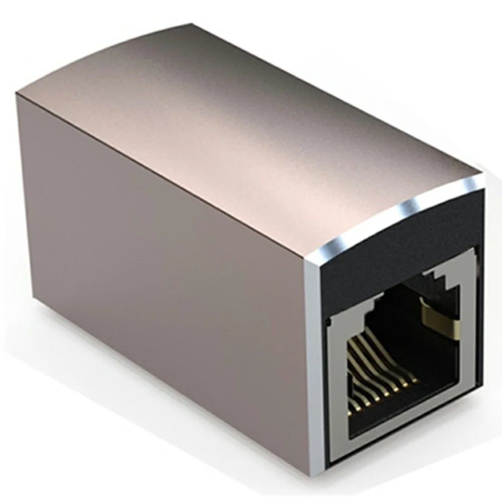 10Gbps RJ45 Female to Female Ethernet Cable Extension Network Adapter Compatible with Cat8 / Cat7 / Cat6 / Cat5 - 1