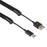 Type-C Male To USB Male Extender Adapter Spring Computer Phone Charging Cable - 4