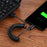 Type-C Male To USB Male Extender Adapter Spring Computer Phone Charging Cable - 5