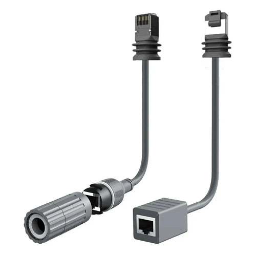 2Pcs Starlink Gen3 V3 Rectangular Satellite Ethernet Cable Adapter 1000Mbps RJ45 Converter - 1