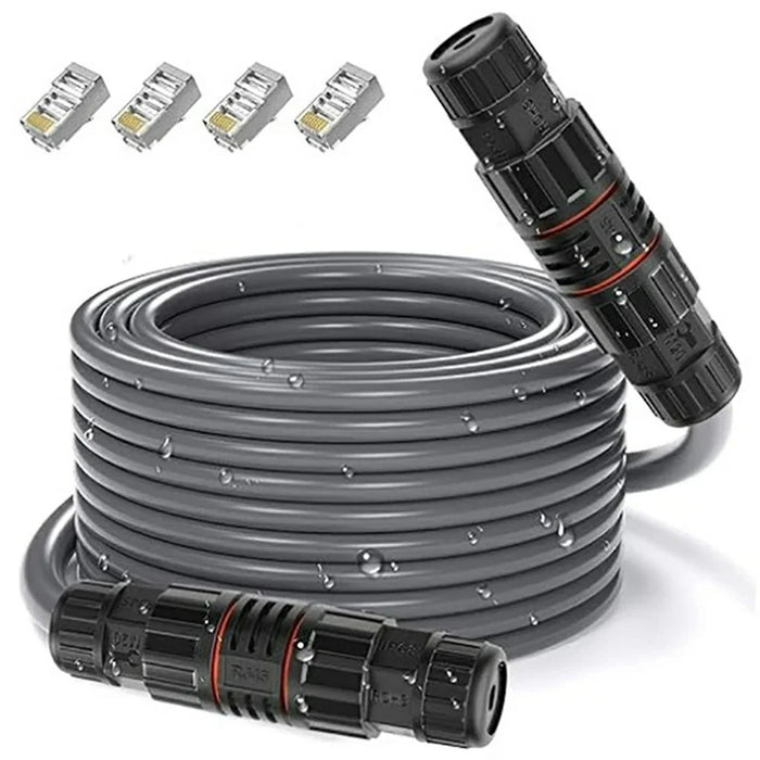 46m For Starlink Gen3 Rectangular Satellite Standard V3 Extension Cable High Speed Ethernet CAT5E Wire - 1
