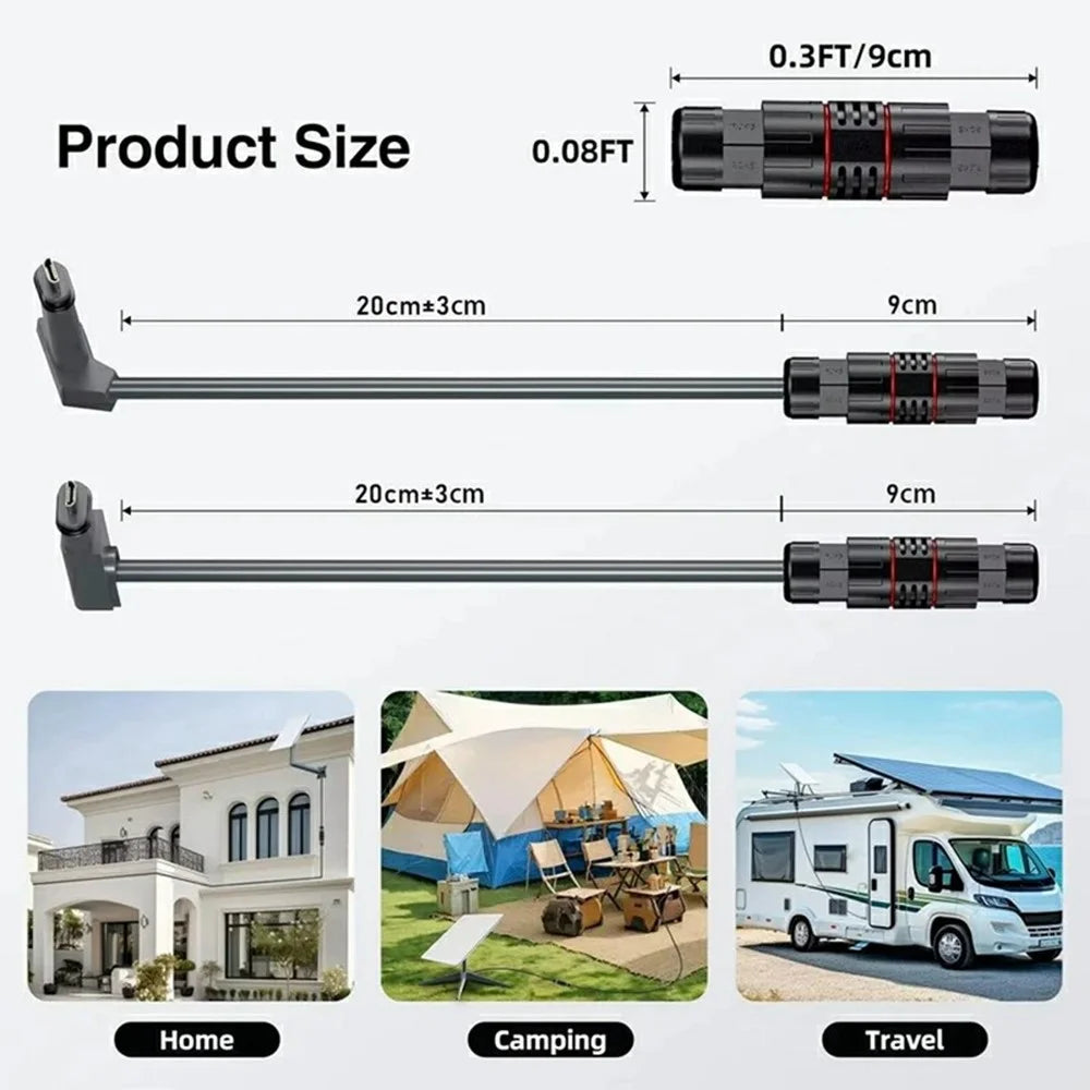 Starlink Gen 2 Ethernet Cable Adapter SPX Plug to RJ45 Connector for Router and Sideplate - 6