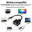 20cm RJ45 8 Core Network Cable Splitter 1 to 2 Ethernet Extension Adapter Compatible with Cat5 Cat6 Cat7 - 5