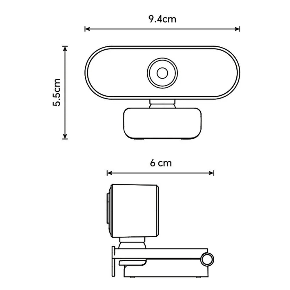 Q8 USB Computer Webcam 1080P HD Camera for Online Classes / Live Streaming / Video Conferencing - 7