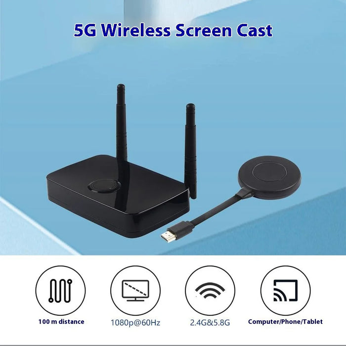 AM1810HDMI Wireless Display Adapter 1080P 60Hz HD / VGA Dual Output for Computer / TV / Projector - 3