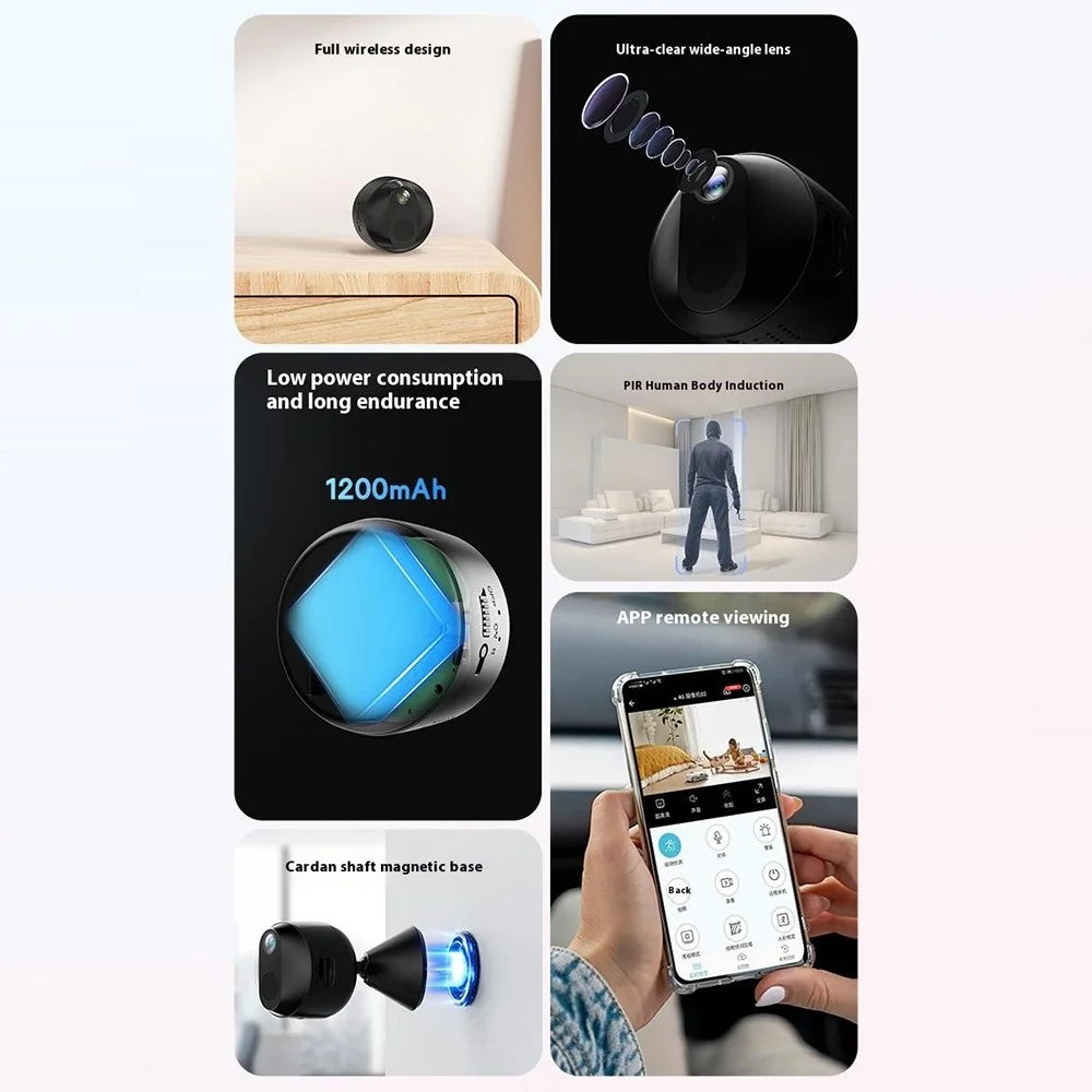 C11 High Definition Smart Wireless Camera Night Vision Human Detection Surveillance Camera - 4